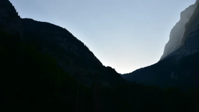 Paysage lors de la randonnée