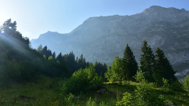 Vue de la pointe de Tuet depuis les environs du refuge du Folly